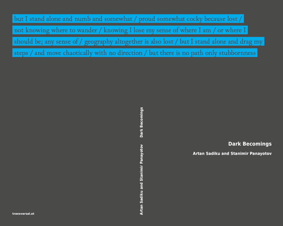 Artan Sadiku & Stanimir Panayotov – Dark Becomings – Live in Skopje